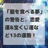 髪を食べる夢のサムネイル画像