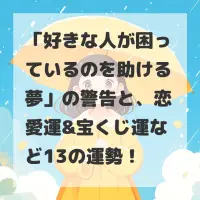 好きな人が困っているのを助ける夢のサムネイル