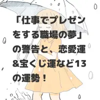 仕事でプレゼンをする職場の夢のサムネイル