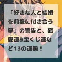 好きな人と結婚を前提に付き合う夢のサムネイル