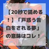 戸惑う告白をされる夢のサムネイル