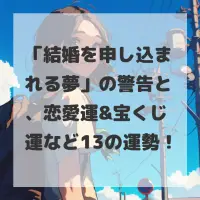 結婚を申し込まれる夢のサムネイル