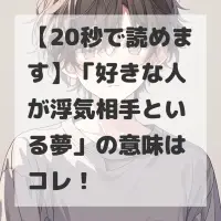 好きな人が浮気相手といる夢のサムネイル