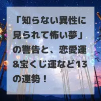 知らない異性に見られて怖い夢のサムネイル
