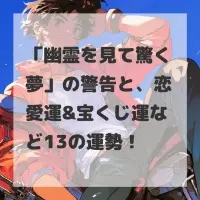 幽霊を見て驚く夢のサムネイル