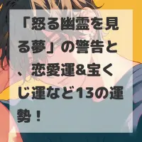 怒る幽霊を見る夢のサムネイル