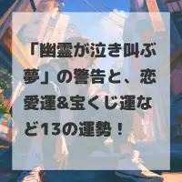 幽霊が泣き叫ぶ夢のサムネイル