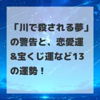 川で殺される夢のサムネイル