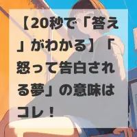 怒って告白される夢のサムネイル