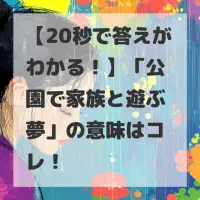 公園で家族と遊ぶ夢のサムネイル