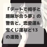 デートで相手と趣味が合う夢のサムネイル