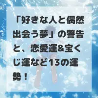 好きな人と偶然出会う夢のサムネイル