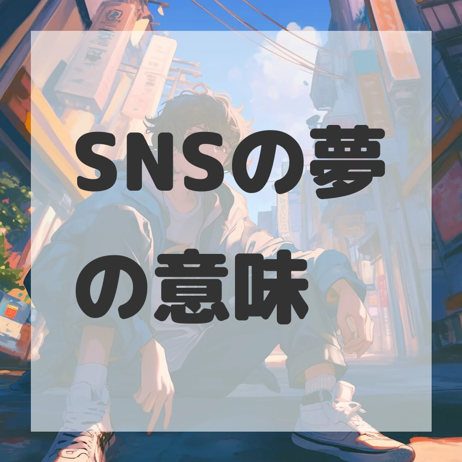 SNSの夢のサムネイル画像