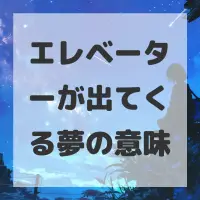 エレベーターが出てくる夢のサムネイル