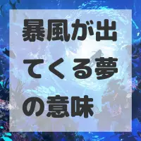 暴風が出てくる夢のサムネイル画像