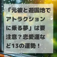 元彼と遊園地でアトラクションに乗る夢のサムネイル
