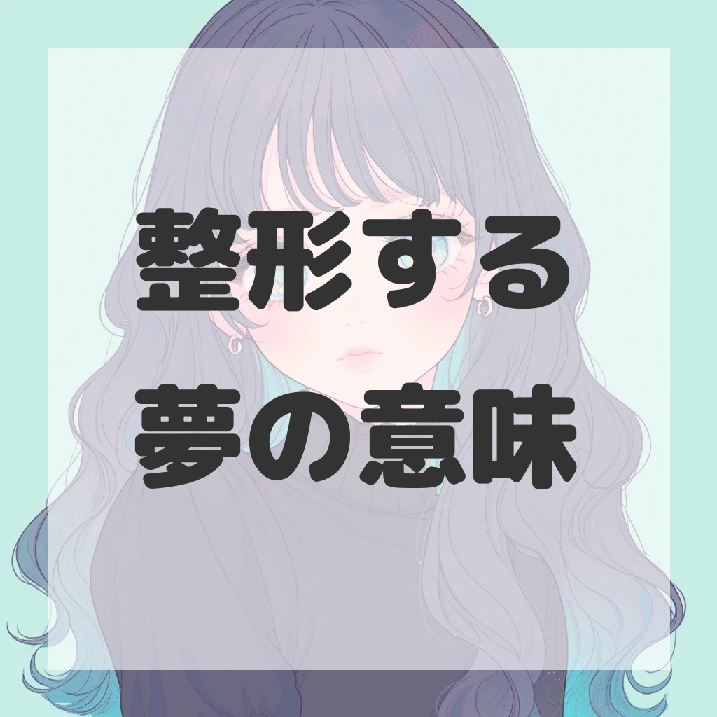 整形する夢のサムネイル画像
