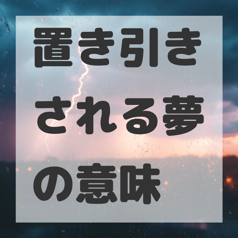 置き引きされる夢のサムネイル画像