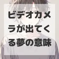 ビデオカメラが出てくる夢のサムネイル