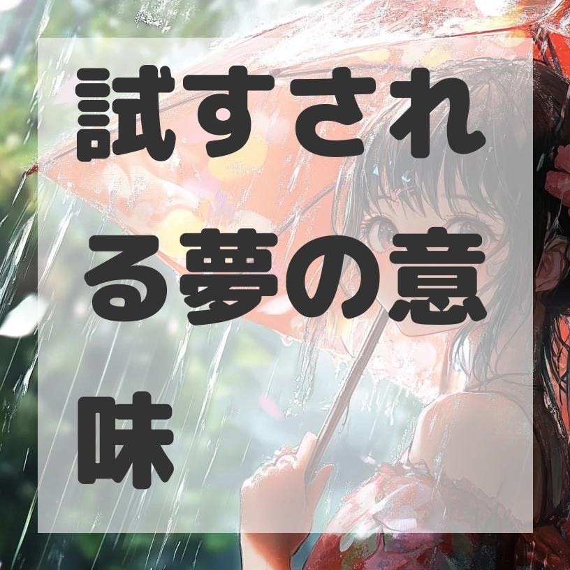 試すされる夢のサムネイル画像