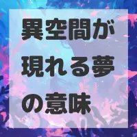 異空間が現れる夢のサムネイル