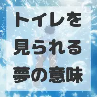 トイレを見られる夢のサムネイル