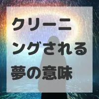 クリーニングされる夢のサムネイル画像