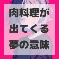 肉料理が出てくる夢のサムネイル