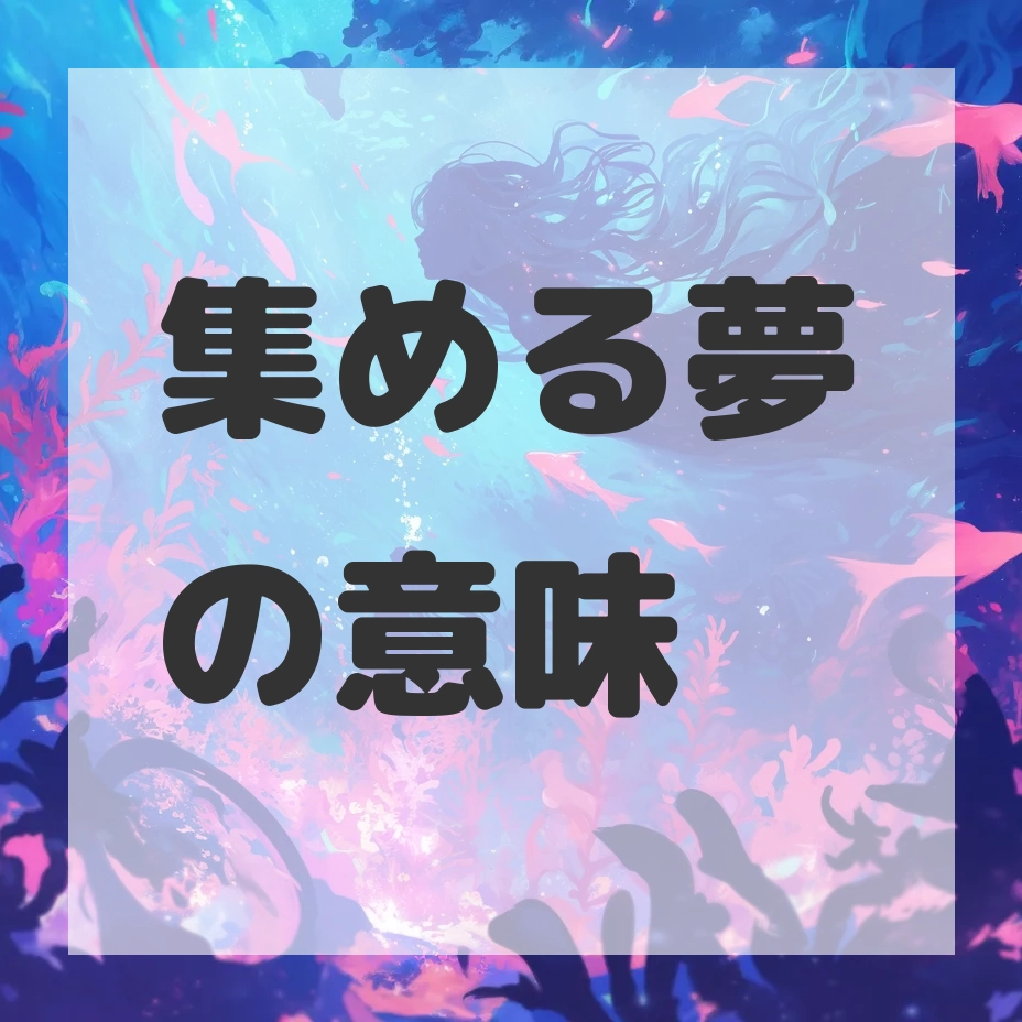 集める夢のサムネイル画像