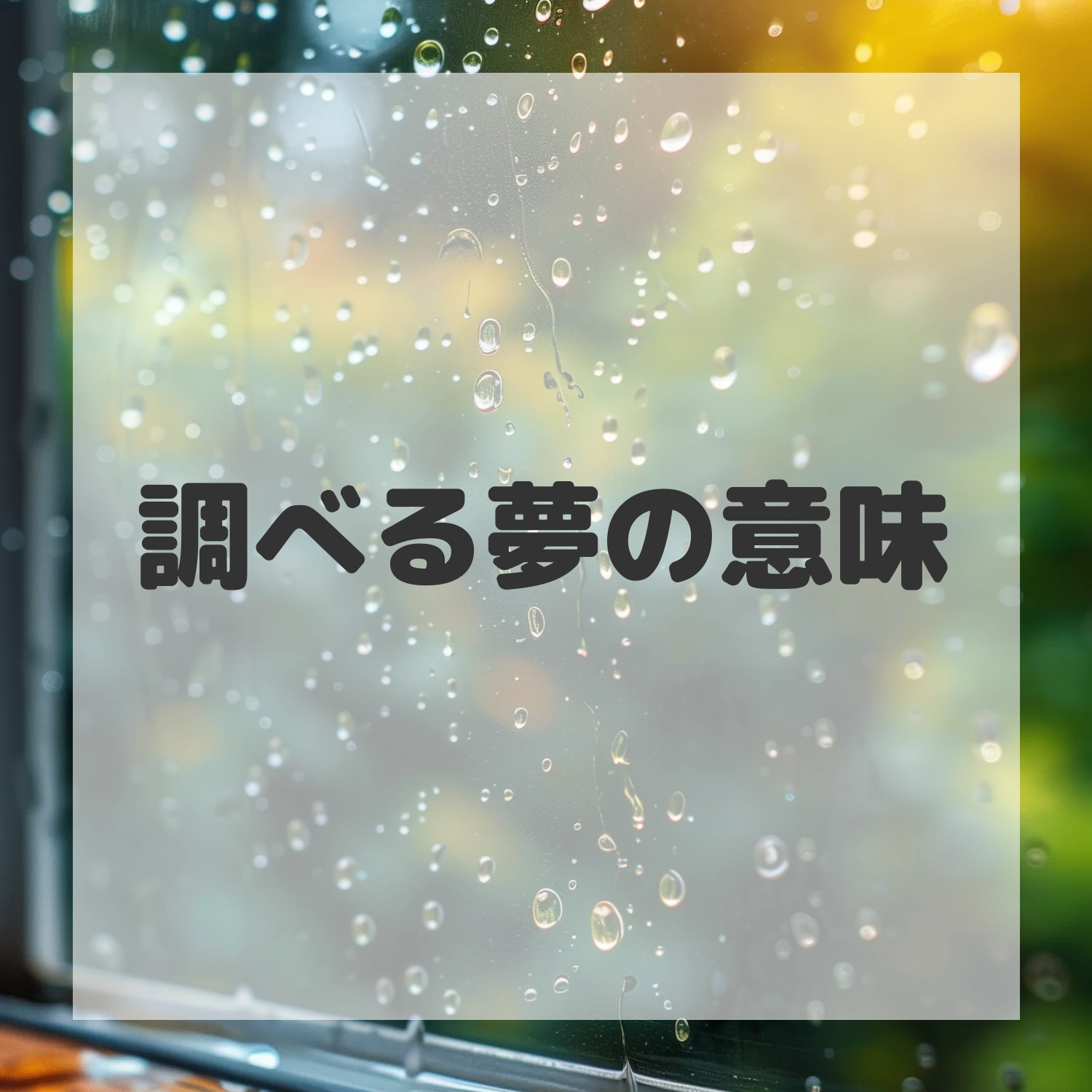 調べる夢のサムネイル画像