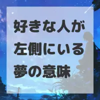 好きな人が左側にいる夢のサムネイル画像
