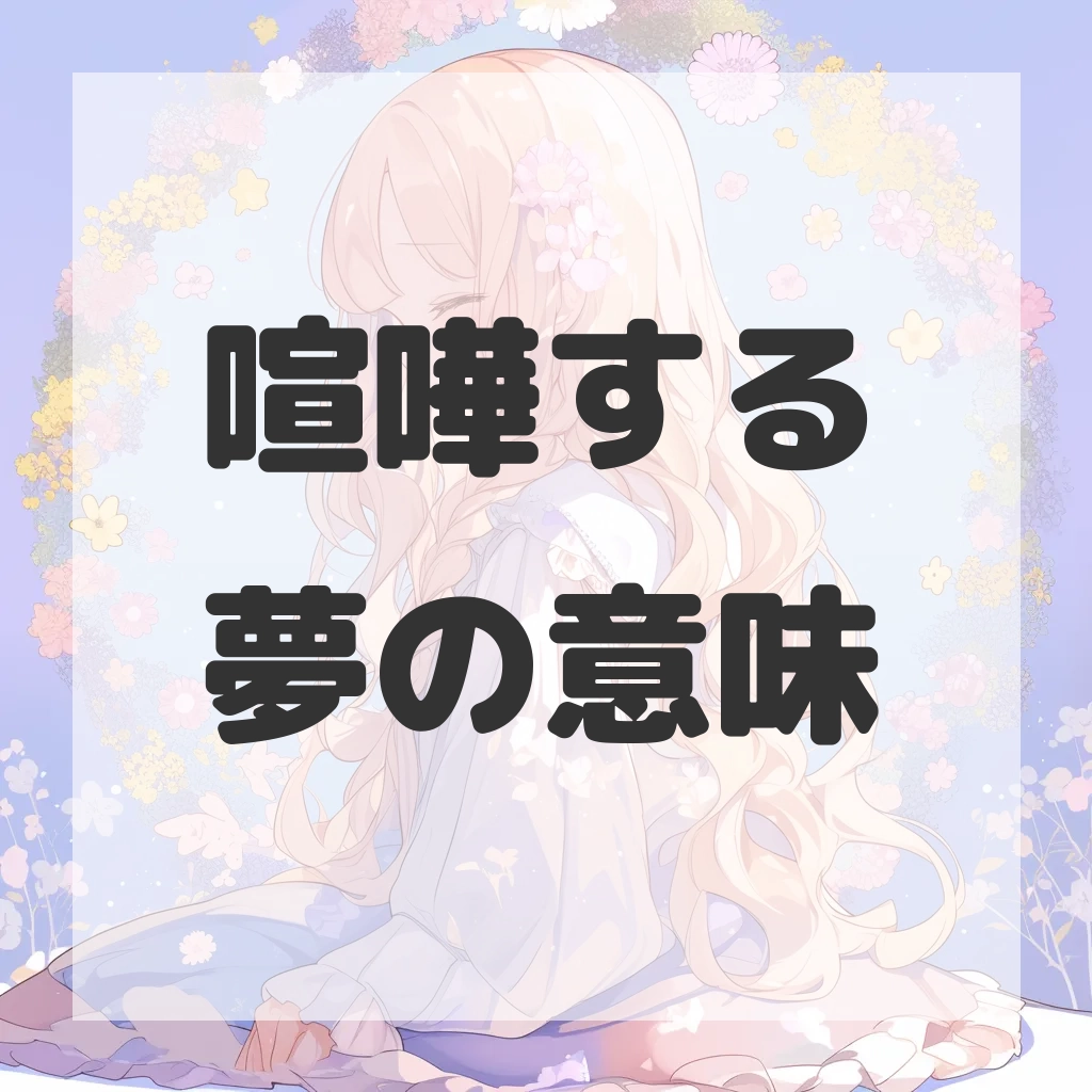 喧嘩する夢のサムネイル画像