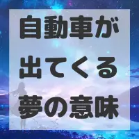 自動車が出てくる夢のサムネイル画像