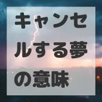 キャンセルする夢のサムネイル画像