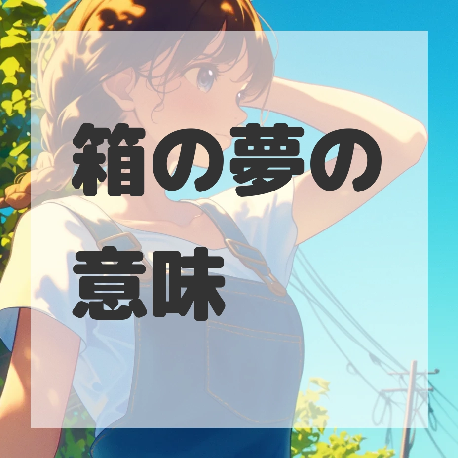 箱の夢のサムネイル画像