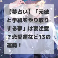 元彼と手紙をやり取りする夢のサムネイル