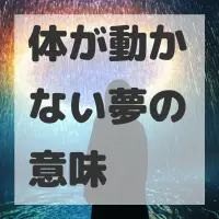 体が動かない夢のサムネイル