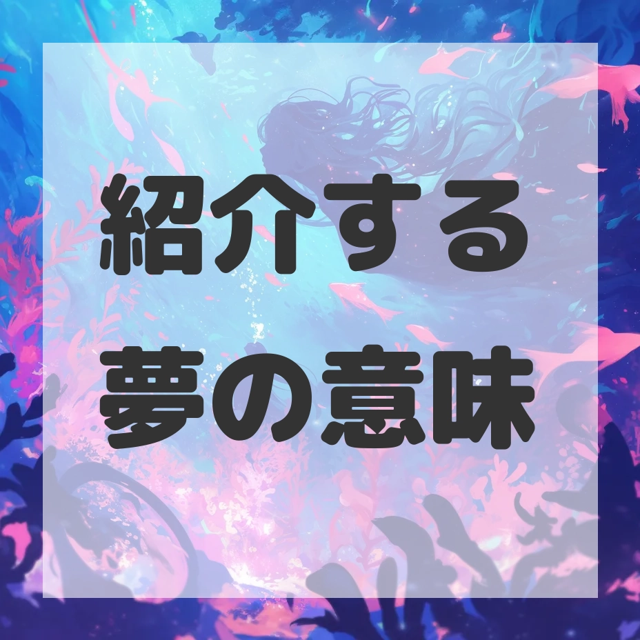 紹介する夢のサムネイル画像