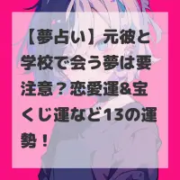元彼と学校で会う夢のサムネイル