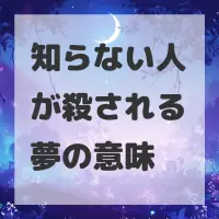 知らない人が殺される夢のサムネイル画像