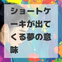 ショートケーキが出てくる夢のサムネイル