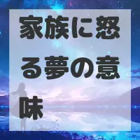 家族に怒る夢のサムネイル画像