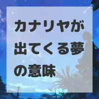 カナリヤが出てくる夢のサムネイル