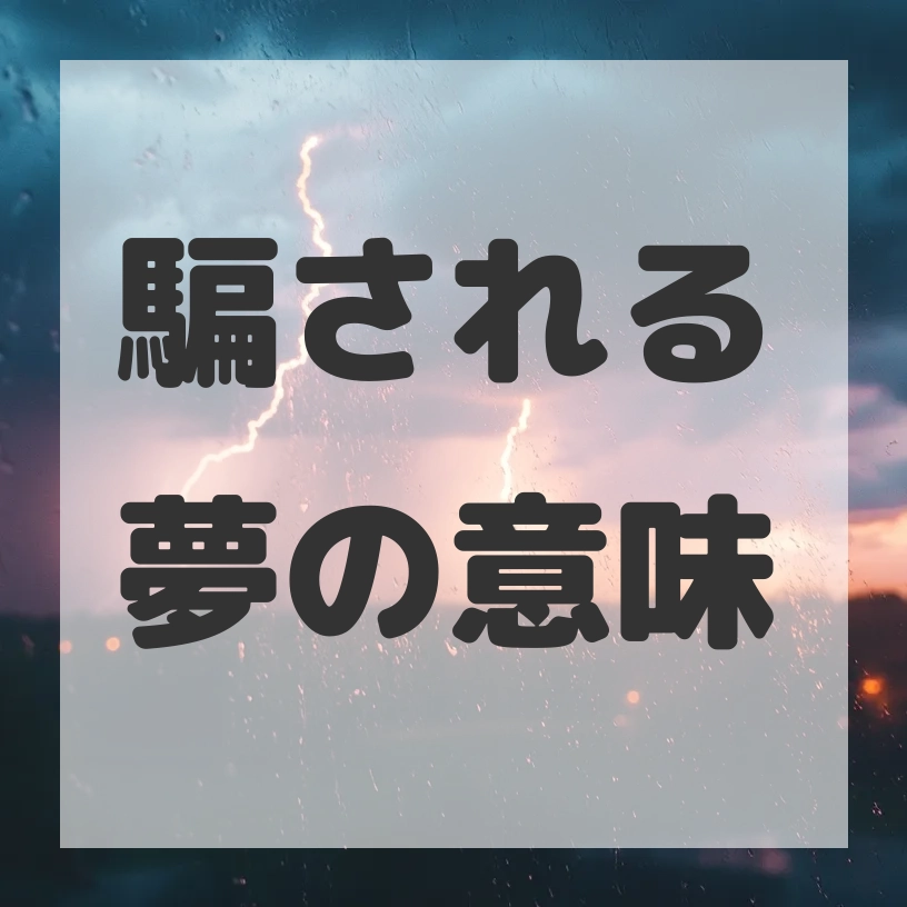 騙される夢のサムネイル画像
