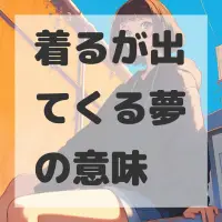 着るが出てくる夢のサムネイル