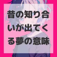 昔の知り合いが出てくる夢のサムネイル画像