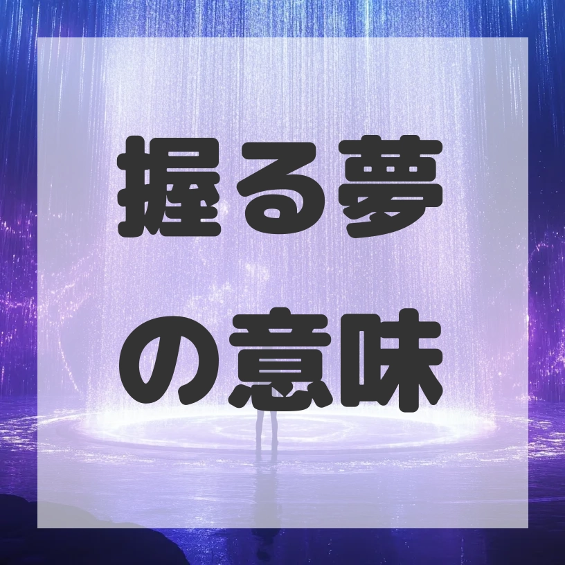握る夢のサムネイル画像