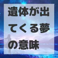遺体が出てくる夢のサムネイル画像