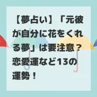 元彼が自分に花をくれる夢のサムネイル