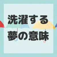洗濯する夢のサムネイル画像